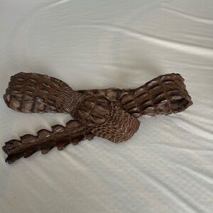 Custom made alligator 🐊 belt unusual 44” long wraps around and you adhere it